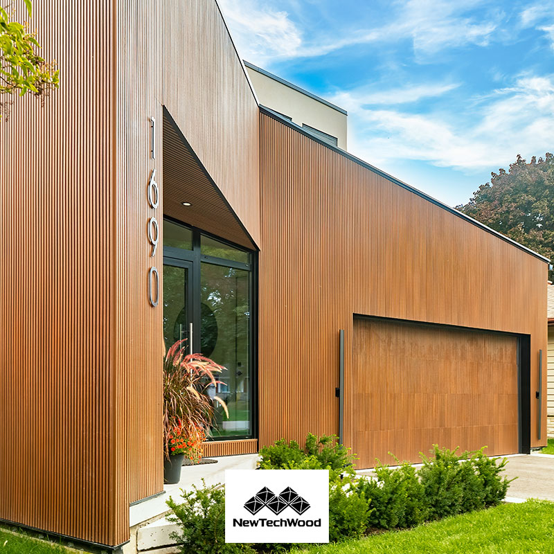 BARDAGE BOIS COMPOSITE BROSSÉ (H54) TK TEAK – UH108 34*185*2900