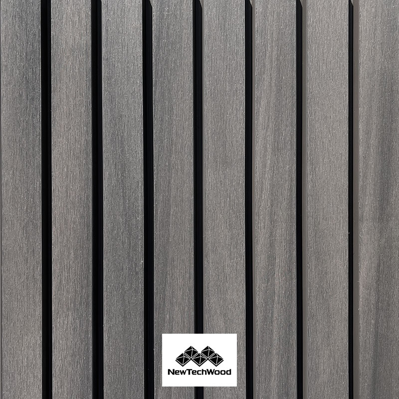 BARDAGE BOIS COMPOSITE BROSSÉ (H54) SI SILVER GREY – UH130 34*150*2900