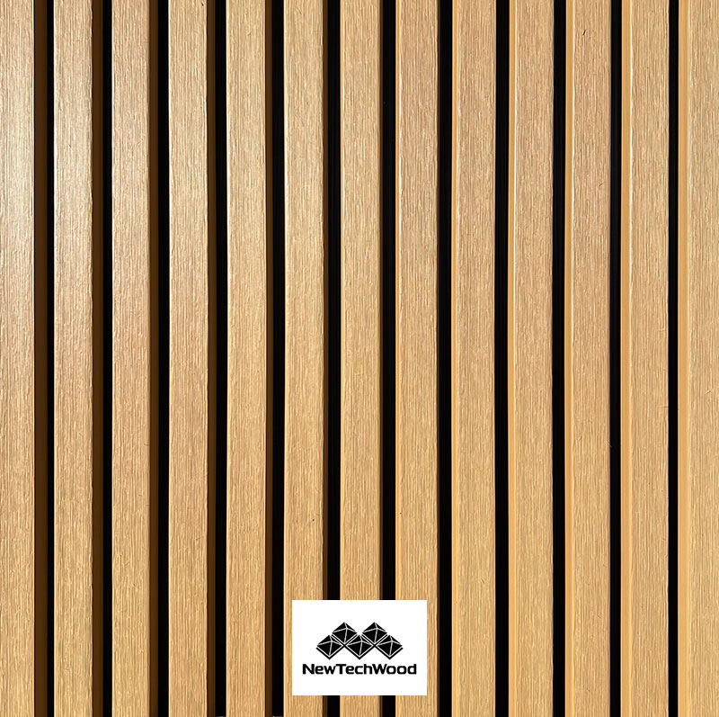 BARDAGE BOIS COMPOSITE BROSSÉ (H54) RCE RED CEDAR SUR FOND NOIR – UH156 34*185*3500