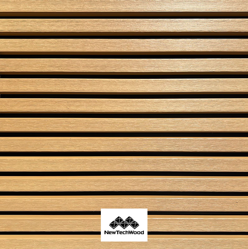 BARDAGE BOIS COMPOSITE BROSSÉ (H54) RCE RED CEDAR SUR FOND NOIR – UH156 34*185*3500