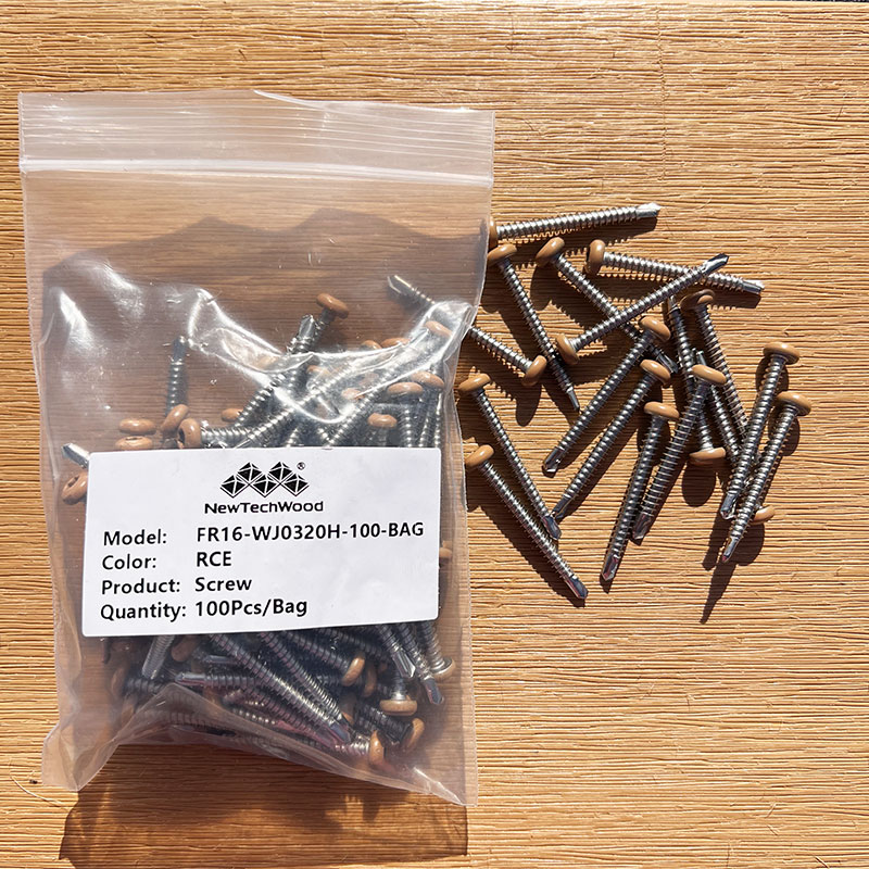 ACCESSOIRE BARDAGE INOX A2 RCE RED CEDAR – VIS BARDAGE COMPOSITE 4,2X38 INOX A2 SACHET DE 100 VIS