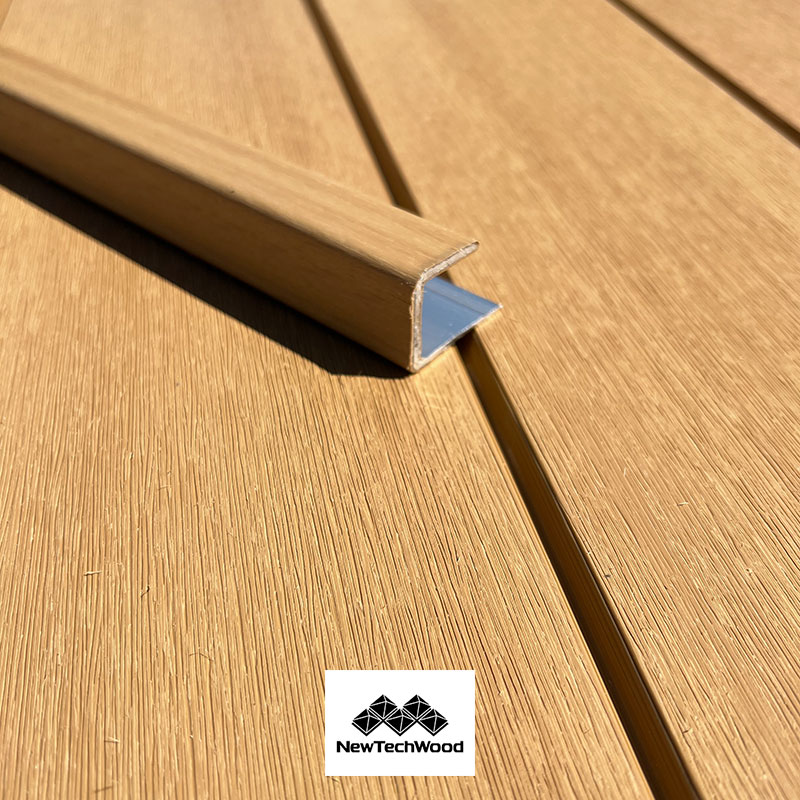 ACCESSOIRE BARDAGE BOIS COMPOSITE BROSSÉ (H54) RCE RED CEDAR – CA217 PROFIL EXTRÉMITÉ 22*25*3000