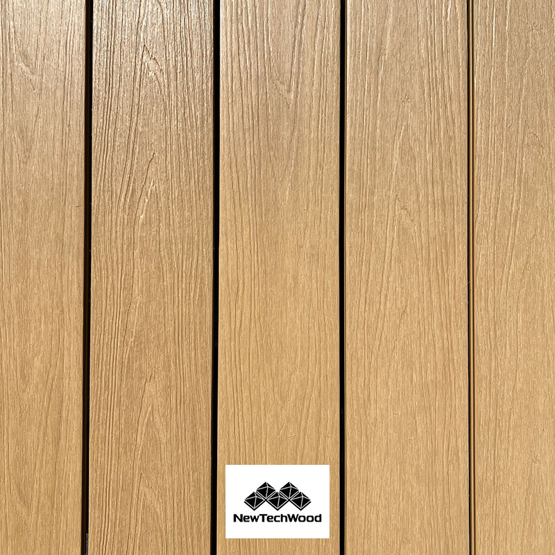 TERRASSE BOIS COMPOSITE SEMI PLEIN STRUCTURÉ ET BROSSÉ (H55 H54) RCE RED CEDAR – UH02 23*138*4000