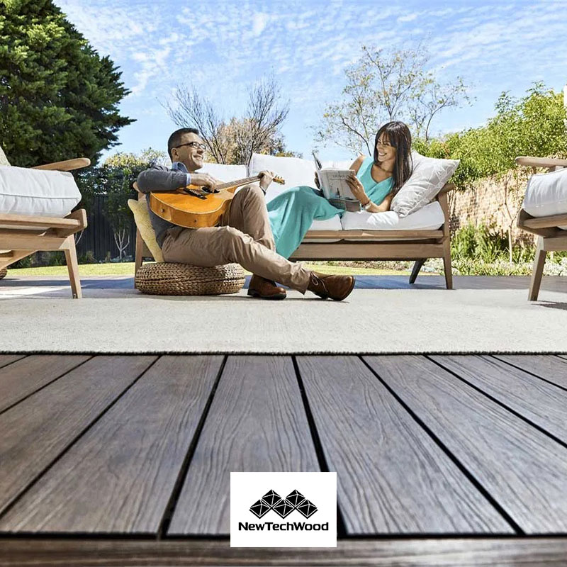 TERRASSE BOIS COMPOSITE SEMI PLEIN STRUCTURÉ ET BROSSÉ (H55 H54) AW AGED WOOD – UH02 23*138*4000