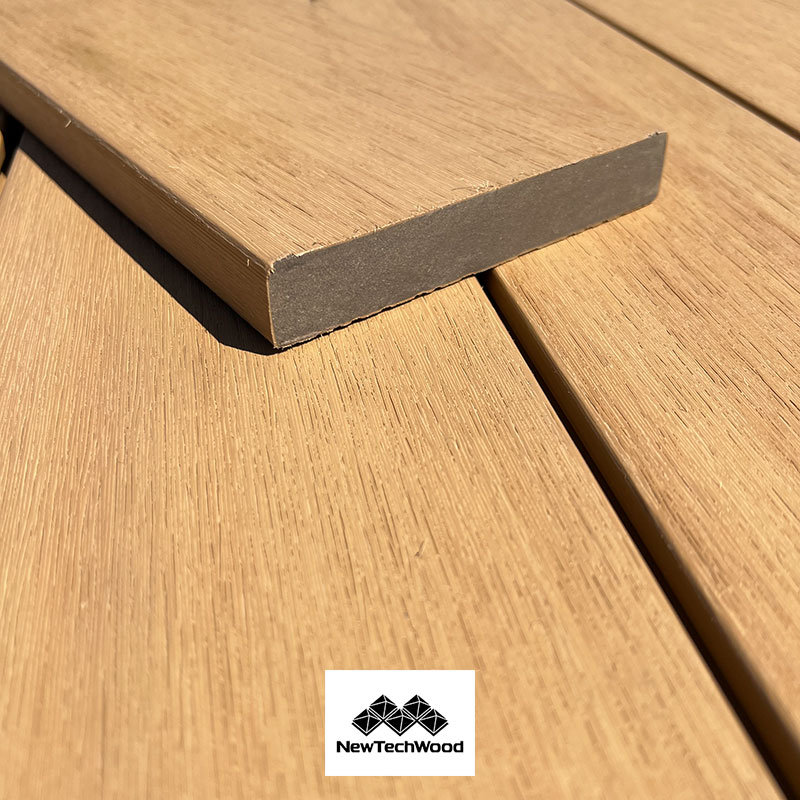 TERRASSE BOIS COMPOSITE PLEIN STRUCTURÉ ET BROSSÉ (H55 H54) RCE RED CEDAR – US07 23*138*3000