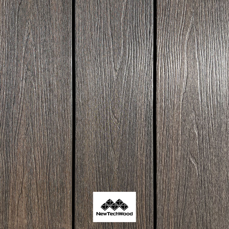 TERRASSE BOIS COMPOSITE SEMI PLEIN STRUCTURÉ ET BROSSÉ (H55 H54) AW AGED WOOD – UH22 23*210*4000